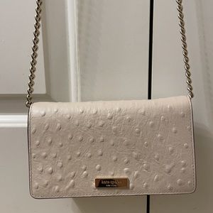 Kate spade Alexander ostrich crossbody purse